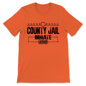 Halloween County Jail Inmate 45589 Prisoner Costume Party Celebration