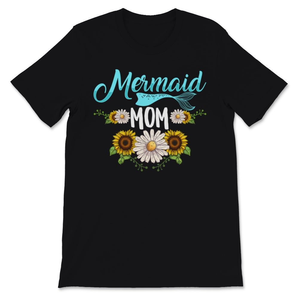 Mermaid Mom Shirt Mermaid Mama Birthday Baby Shower Mother's Day