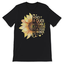 Load image into Gallery viewer, Infirmière Tee Shirt Cadeau Pour Femmes Tournesol Voici A Quoi
