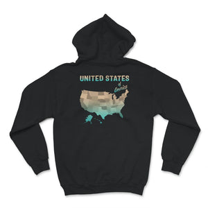 United States Of America Shirt, United States Of America Map,