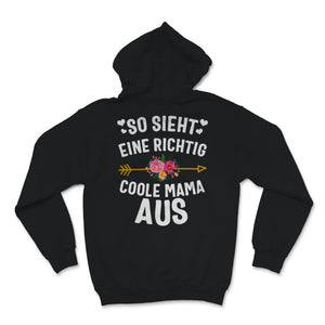 Muttertag Tshirt So Sieht Eine Richtig Coole Mama Aus Tailliertes