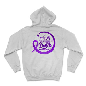 I Am Stronger Than Lupus Never Give Up Purple Awareness Ribbon