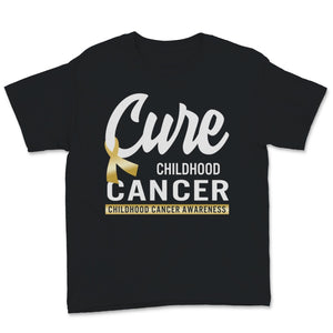 Cure Childhood Cancer Gold Ribbon Support Mom awareness Kids Yellow