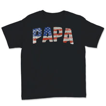 Load image into Gallery viewer, Papa Vintage USA American Flag Father&#39;s Day Gift Idea for Men Dad
