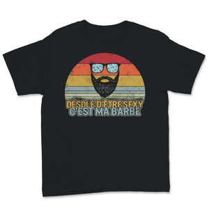 Tshirt barbe barbu homme tatoué barbier humour tee shirt drole sexy