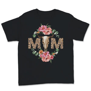 Mother's Day Cow Mom Leopard Bull Skull Trendy Print Flowers Floral
