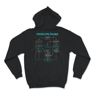 Problemlösungs-Shirt für Männer, Problemlösungs-Flussdiagramm,