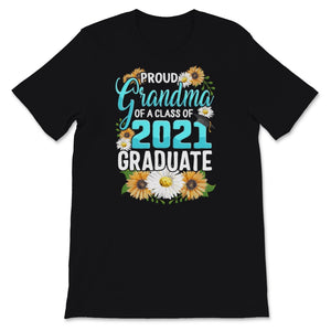 Family of Graduate Matching Shirts Proud Grandma Of A Class of 2021