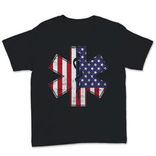 Load image into Gallery viewer, EMS EMT USA American Flag Star of Life Sign Paramedic 4th Of July
