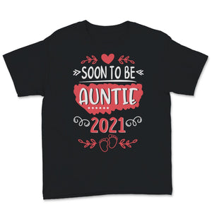 Soon To Be Auntie Est 2021 Best Aunt Shirt Pregnancy Announcement