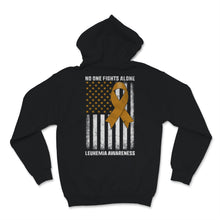 Load image into Gallery viewer, Leukemia Awareness Retro USA American Flag No One Fights Alone
