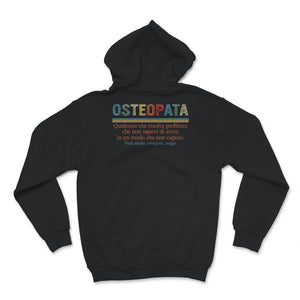 Camicia definizione osteopata, regalo per regalo osteopata, maglietta