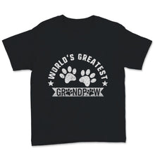 Load image into Gallery viewer, Grandpaw Shirt World&#39;s Greatest Grand Paw Fathers Day Gift For Men
