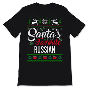 Santas Favorite Russian Christmas Ugly Sweater