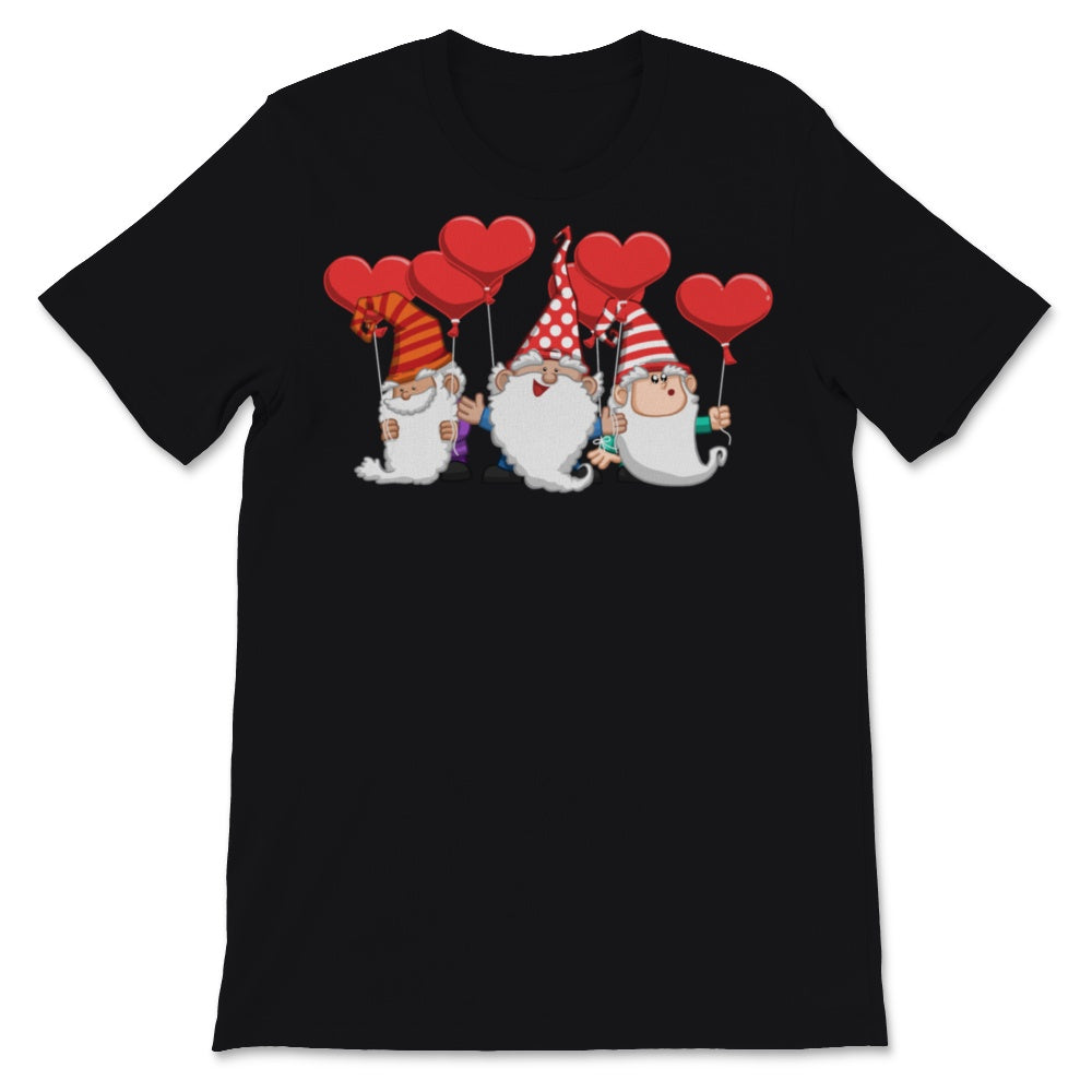 Three Santa Gnomes Valentine's Day Love Heart Balloons Couple Costume