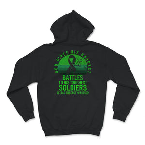 Celiac Disease Awareness Shirt, God Gives His Hardest Battles, Celiac