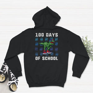 100 Days Of School Shirt, 100 Days Of School Dinosaur T-Rex Tee,