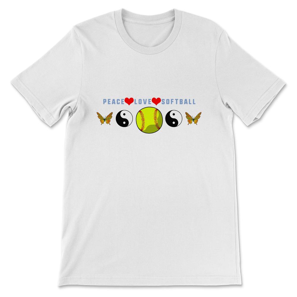 Peace Love Softball T-shirt, Show Peace Shirt, Peace Shirt, Love