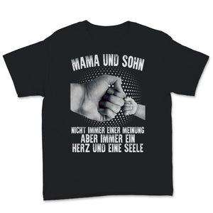 Muttertag Tshirt Mama Und Sohn Night Immer Einer Meinung Aber Immer