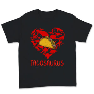 Taco Saurus Cinco de Mayo Funny Tacos Dinosaur Lover Heart Cute T Rex