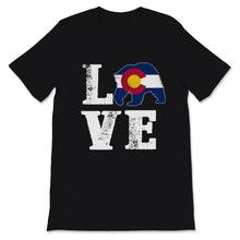 Load image into Gallery viewer, Colorado State Flag Love Bear Colorado Day Mountains Denver Men Women
