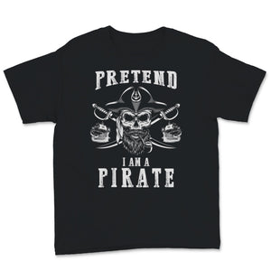 Halloween Costume Pretend I Am A Pirate Scary Skeleton Horror Pumpkin