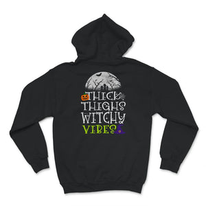 Halloween Witchy Vibes Shirt, Thick Thigs Witchy Vibes, Halloween