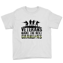 Load image into Gallery viewer, Veteran Grandpa Shirt, Veterans Make The Best Grandpas, Veteran Gift,
