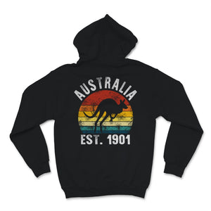 Vintage Australia Day Est. 1901 Aussie Australian Kangaroo Animal