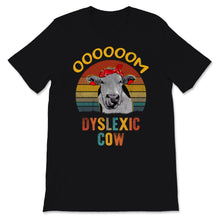 Load image into Gallery viewer, Dyslexia Awareness OOOOM Dyslexic Cow Vintage Cute Gift For Children
