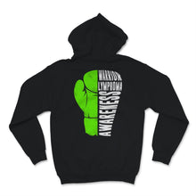 Load image into Gallery viewer, Non Hodgkins Lymphoma Warrior Boxing Gloves Ribbon Lime Green
