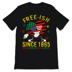 Free-ish Since 1865 Juneteenth Day Celebration Flag Black Pride