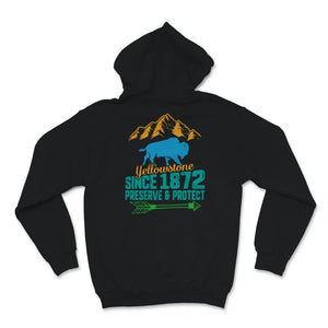Yellowstone Sweatshirt, US National Park Shirt, Hiking Camping Tee,