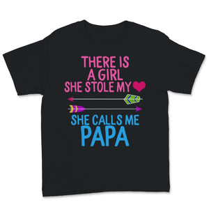 Mens Fathers Day Shirt So There Is This Girl She Stole My Heart She