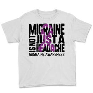 Migraine Awareness Not Just A Headache Purple Ribbon Warrior Gift