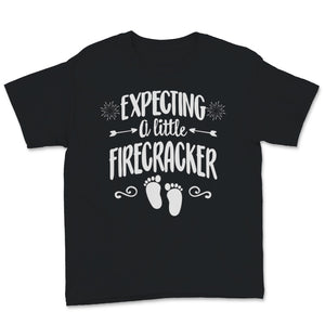 4th of July Pregnancy Announcement Baby Firecracker Pregnant Women