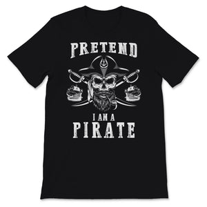 Halloween Costume Pretend I Am A Pirate Scary Skeleton Horror Pumpkin