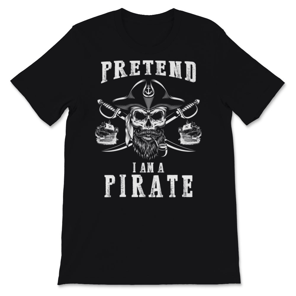 Halloween Costume Pretend I Am A Pirate Scary Skeleton Horror Pumpkin