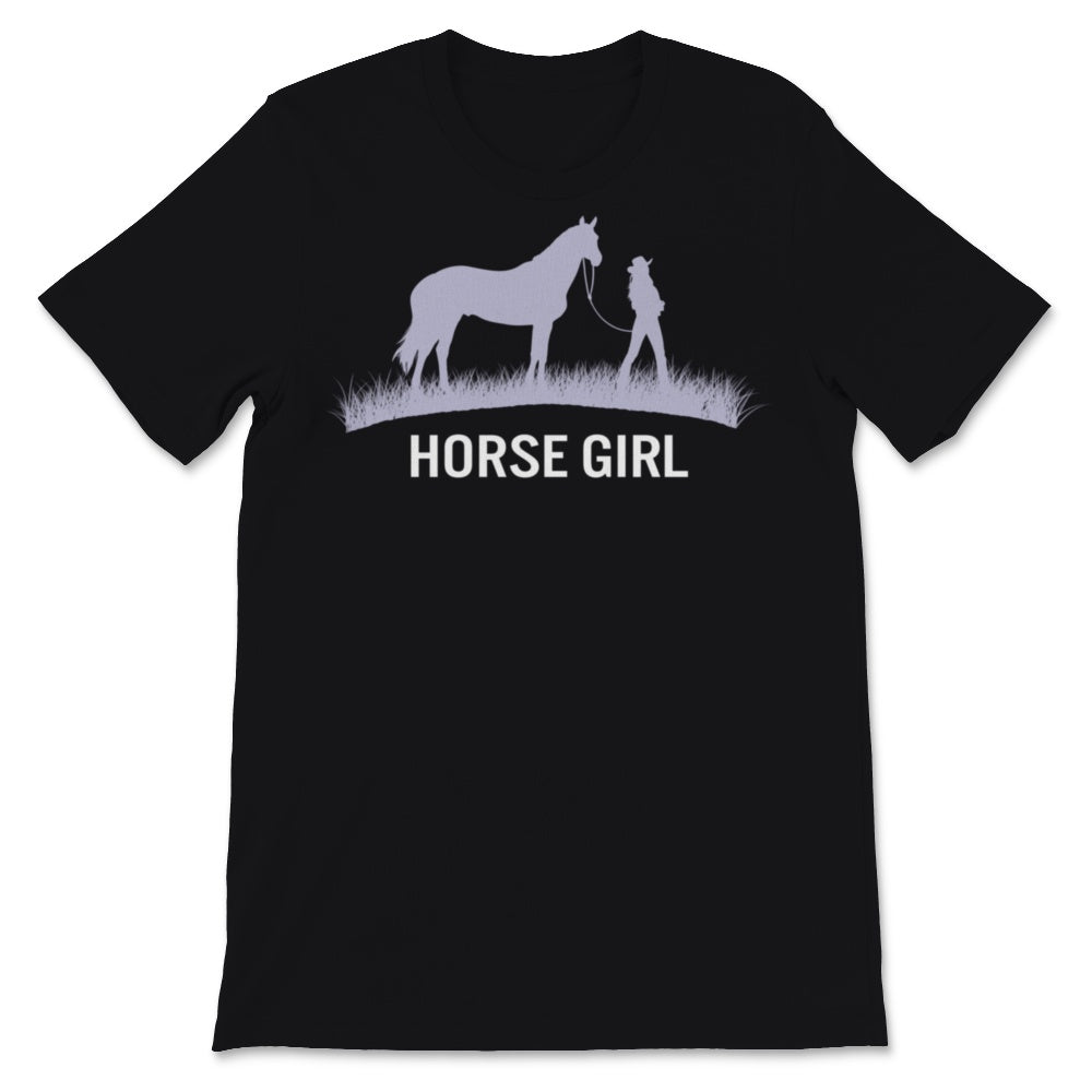 Horse Girl I Love My Horses Racing Riding Equestrian Purple Gift For