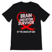 Load image into Gallery viewer, Brain Aneurysm Survivor By The Grace Of God Awareness Strong Warrior
