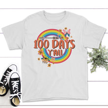 Load image into Gallery viewer, 100 Days Y&#39;All, Funny 100 Days Arrow Tee, Teacher Or Student 100 Days
