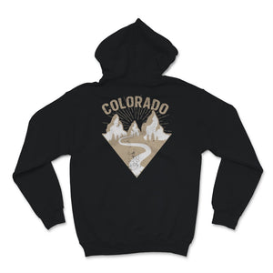 Colorado Shirt Retro Vintage Mountains Nature Hiking Outdoors Lover