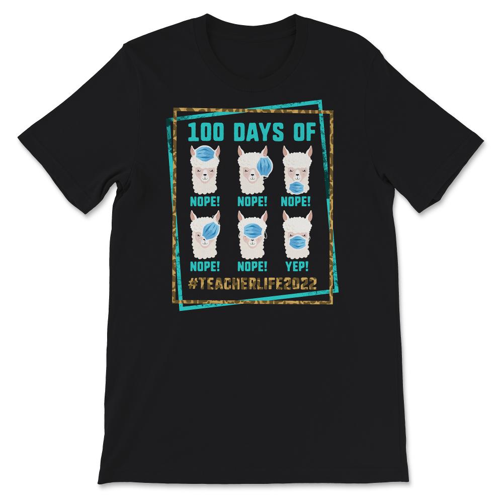 100 Days Of School, Funny 100 Days Wearing Mask Wrong Tee, Teacher