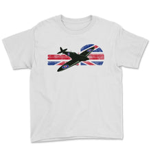 Load image into Gallery viewer, Spitfire UK Flag Mk.1 RAF British WWII Supermarine Fighter Plane
