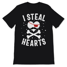 Load image into Gallery viewer, I Steal Hearts Valentines Day Pirate Love Skull Kids Boy Crossbones
