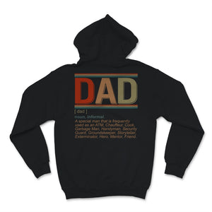 Dad Definition Father's Day Special Man Funny Men Hilarious Adult