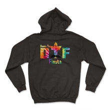 Load image into Gallery viewer, DTF Down To Fiesta Cinco De Mayo Party Mexican Hat Taco Holiday - Hoodie - Black
