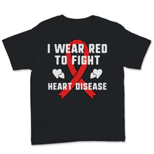 Load image into Gallery viewer, I Wear Red-To Fight Heart Disease Awareness Ribbon CHD Mom National
