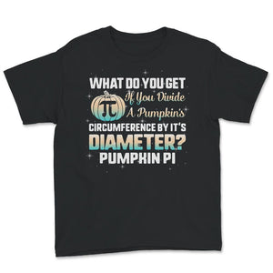 Halloween Pumpkin Pi Shirt, Pi Symbol Tee, Funny Pumpkin Pi Math