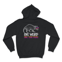 Load image into Gallery viewer, Possum Shirt, Opossum Tshirt, Live Weird Shirt, Fake Your Death,
